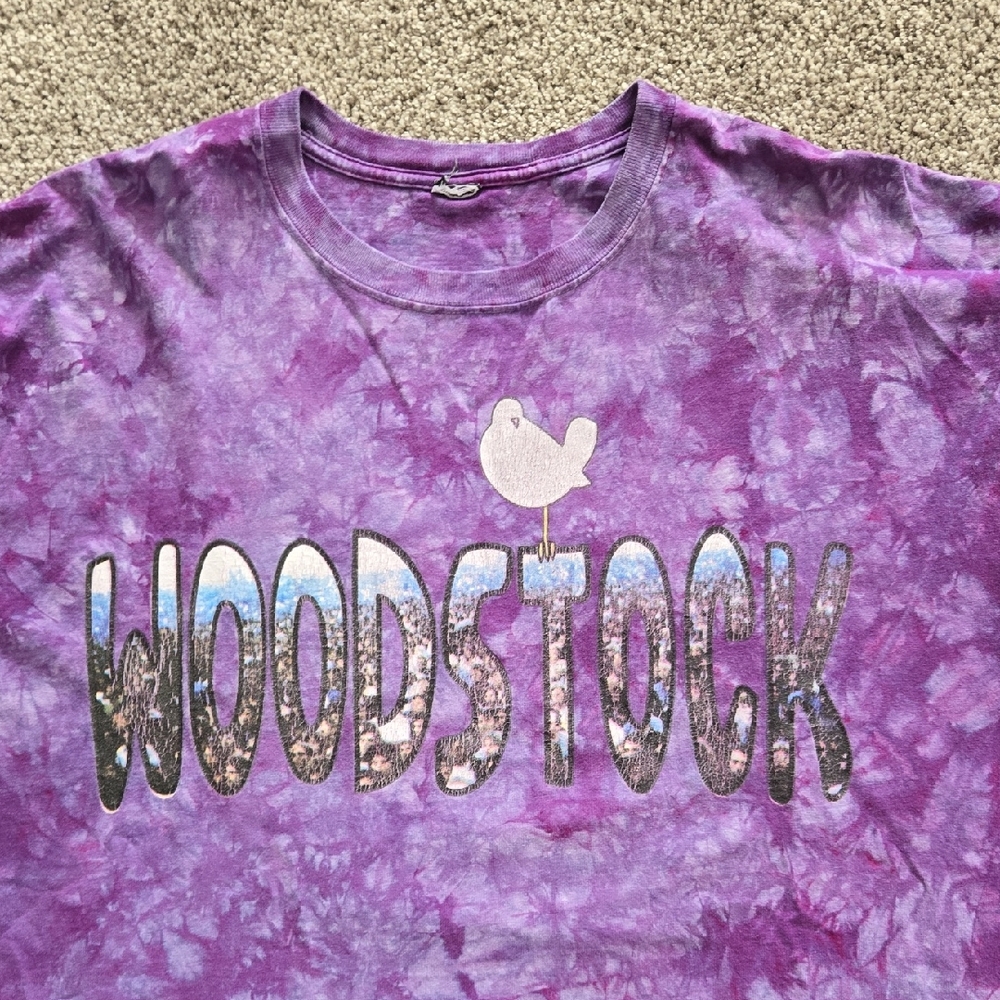 Purple Woodstock Tie-Dye T-Shirt